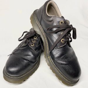 Dr Martens Ashfeld Men's Brown Pebbled Leather Oxford Shoes Size 10